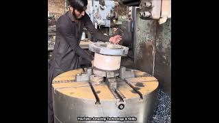 Metal Recycling Broken Gear to Useful Coupling with old Machines