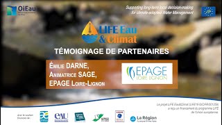 [Projet LIFE Eau&Climat] Témoignage de l'EPAGE Loire-Lignon