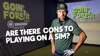 The cons to owning a golf simulator