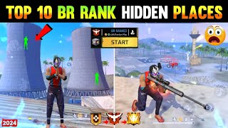 Top 10 Hidden Places in Bermuda | Hidden Places In Free Fire | BR Rank Push | Garena Free Fire | FF