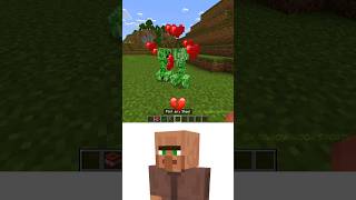 (Baby Creeper 😰) Minecraft Villager Ei Ei Ei Meme #minecraft #memes #funny #fyp