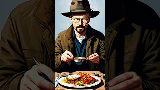 What WALTER WHITE is eating? #aiart #walterwhite #breakingbad  #heisenbergbreakingbad