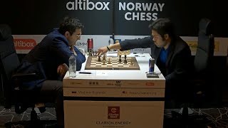 VLADIMIR KRAMNIK VS HIKARU NAKAMURA - NORWAY CHESS 2017 ROUND 5