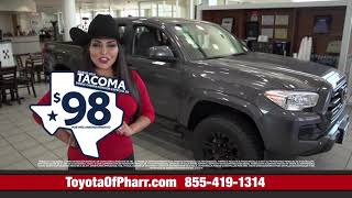 Todo es más grande en Texas especialmente las ofertas en Toyota of Pharr