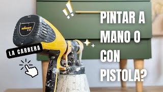 ¿Pintar a mano o con pistola?