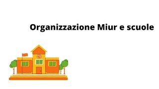 Organizzazione scolastica e MIUR parte 5