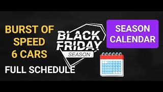 BLACK FRIDAY FULL SCHEDULE BOS CARS Asphalt Legends Unite