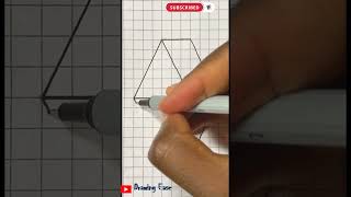 Draw cuboid/ easy cuboid drawing #shorts