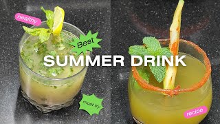 Healthy Summer Drink recipe | Aam Panna & Masala Sattu Drink recipe | हेल्थी समर शरबत रेसिपी  |