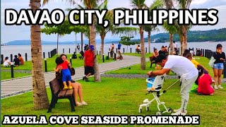 DAVAO CITY IS ONE OF THE MOST CLEAN, RELAX AND A PEACEFUL CITY | AZUELA COVE SEASIDE PROMENADE