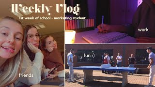 WEEKLY VLOG - 1e semaine de cours || ItxZoé