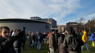 Vreedzame manifestatie Museumplein 31 januari 2021