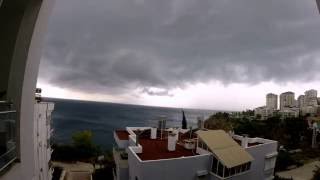 timelapse Antalya storm