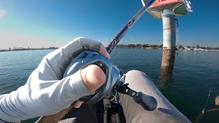 "Spot On: High Tide Fishing for Spotted Bay Bass in Newport on the kayak !"