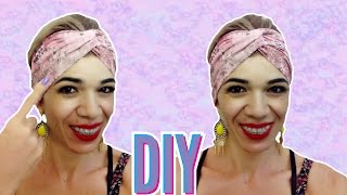 DIY- Turbante/Cabelo