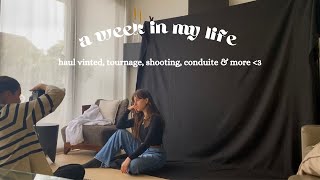 (vlog💌) haul vinted, je refais mes photos de book, tournage secret & heures de conduite