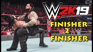 WWE 2K19 Finisher to Finisher Reversal For Playstation 4 and X box one Concept Idea