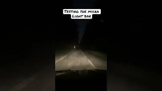 K11 Nissan Micra Light Bar Testing