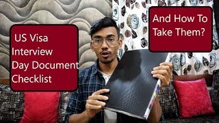 US Visa Interview Document Checklist ! ( Must Watch)