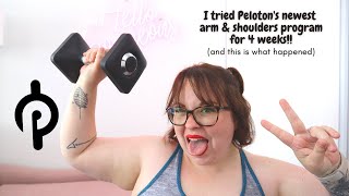 I tried Peloton's newest arm toning program // Plus-size fitness and strength with Peloton