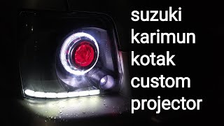 custom retrofit suzuki karimun kotak  | projie suzuki karimun kotak