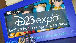 Unboxing: D23 Expo Limited Edition Dapper Dan Plush - Disney Merch - EricRovtar.com