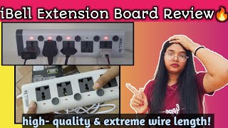 iBell Extension Board with Individual Switch 5 Socket Unboxing and review | Cheap and best quality