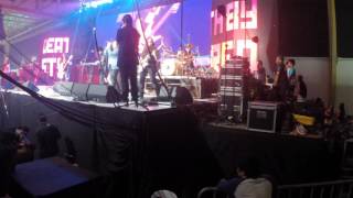 12 year old ALEXEY playing War Pigs with Death By Stereo at Dutdutan 2015 Tattoo convention