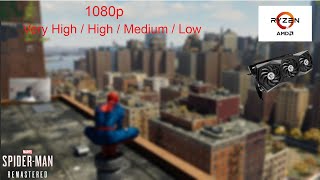 RTX 3070 Ryzen 5 5600 - Spiderman Remastered PC Benchmark - 1080p - All Settings