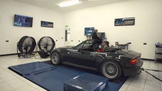 BMW Z3 on Rolling Road 1/4 mile