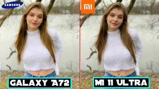 Samsung Galaxy A72 VS Xiaomi Mi 11 Ultra Camera Test / Sohail Tech