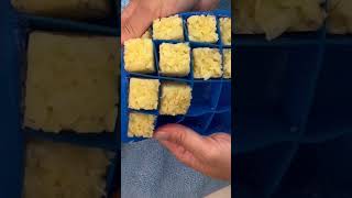 Easy - Cheap - Frozen Chopped Garlic Cubes. #garlicCube #ingredientPrep #readytocook #savemoney