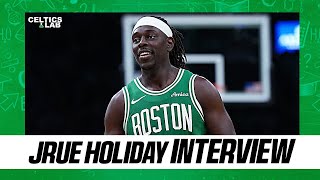 EXCLUSIVE Interview: Jrue Holiday Joins Celtics Lab