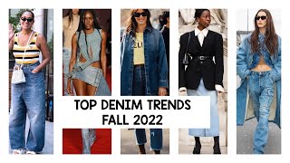 TOP DENIM TRENDS FALL 2022 / 2022 DENIM TRENDS / DENIM FOR DIFFERENT BODY TYPES/ HELLO YVONNE