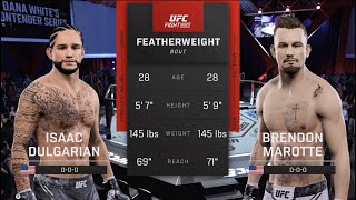 UFC Vegas 97: Dulgarian vs Marotte (UFC 5 Simulation)