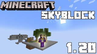 Getting Started in Skyblock!! - Minecraft 1.20 Skyblock