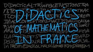 didactics of mathematics in france