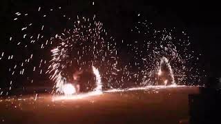 Ploy Talay Fire Show Finale on Ko Samet Island, Thailand