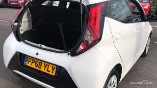 FP68YLY TOYOTA AYGO VVT-I X-PLAY WHITE 2019, TOYOTA RON BROOKS MANSFIELD