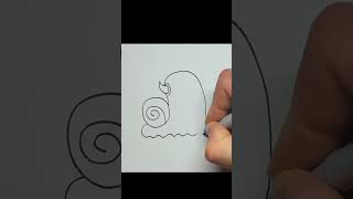 Monster Snail Drawing 🐌