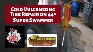 Tire repair with Busted Knuckle cold vulcanizing compound!!!!FAIL?????