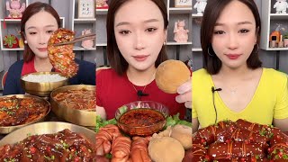 #MUKBANG: EAT FAMOUS SUPER DELICIOUS DISHES IN SHANGHAI CHINA#ASMR🍇🍑🍓🥭