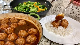 Turkey Recipe / Turkey Meatballs With Sweet & Sour Sauce