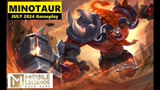 MLBB MINOTAUR MVP Grandmaster I ranked gameplay #05 07282024