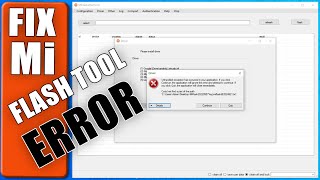 Fix Mi Flash Tool Error | Mi Flash tool driver error Unhandled exception has occurred