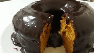 BOLO DE CENOURA SUPER FOFINHO COM COBERTURA DE BRIGADEIRO🥕🥕🥕🥕