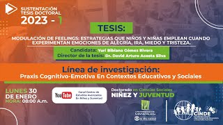 Sustentación - Tesis de Doctorado (Yuri Bibiana Gómez Rivera)