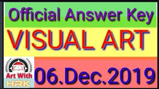 Visual Art Net Official Answer key 06 Dec. 2019