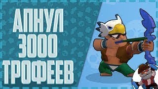 Brawl stars.Взял 3к кубков, и получил Bo в Бравл старс