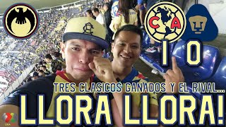 EL REY DE LOS CLASICOS! | TODOS LLORAN Y LLORAN! | AMÉRICA 1-0 PUMAS GOLES, REACCIONES Y COLOR AP23